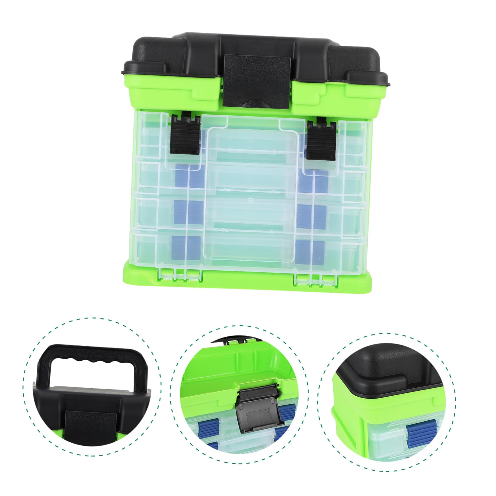TOYANDONA Boîte de Rangement pour Matériel de Couches avec Siège Boîte à Outils Portable Contenant Accessoires de Fournitures