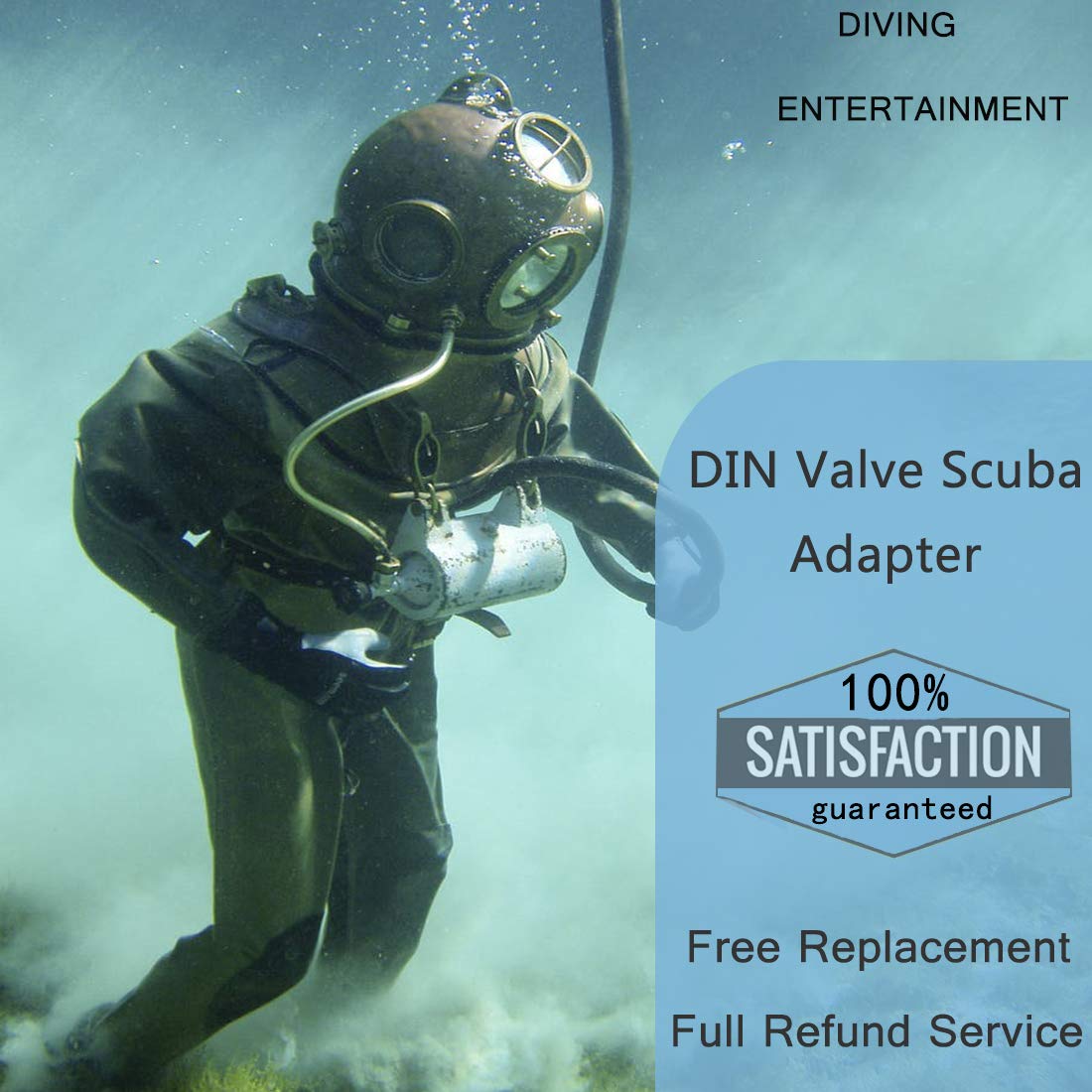 DIN Valve Scuba Adapter, Paintball Scuba Fill Station, HPA Tank Filling