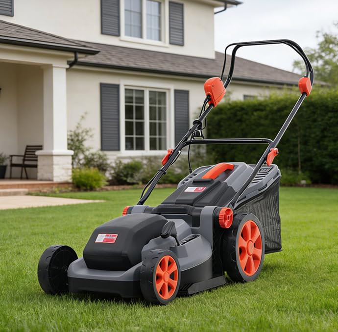 Amazon.co.jp: 森風ShinrinKaze 草刈り機 芝刈機 電動 折りたたみ式 大