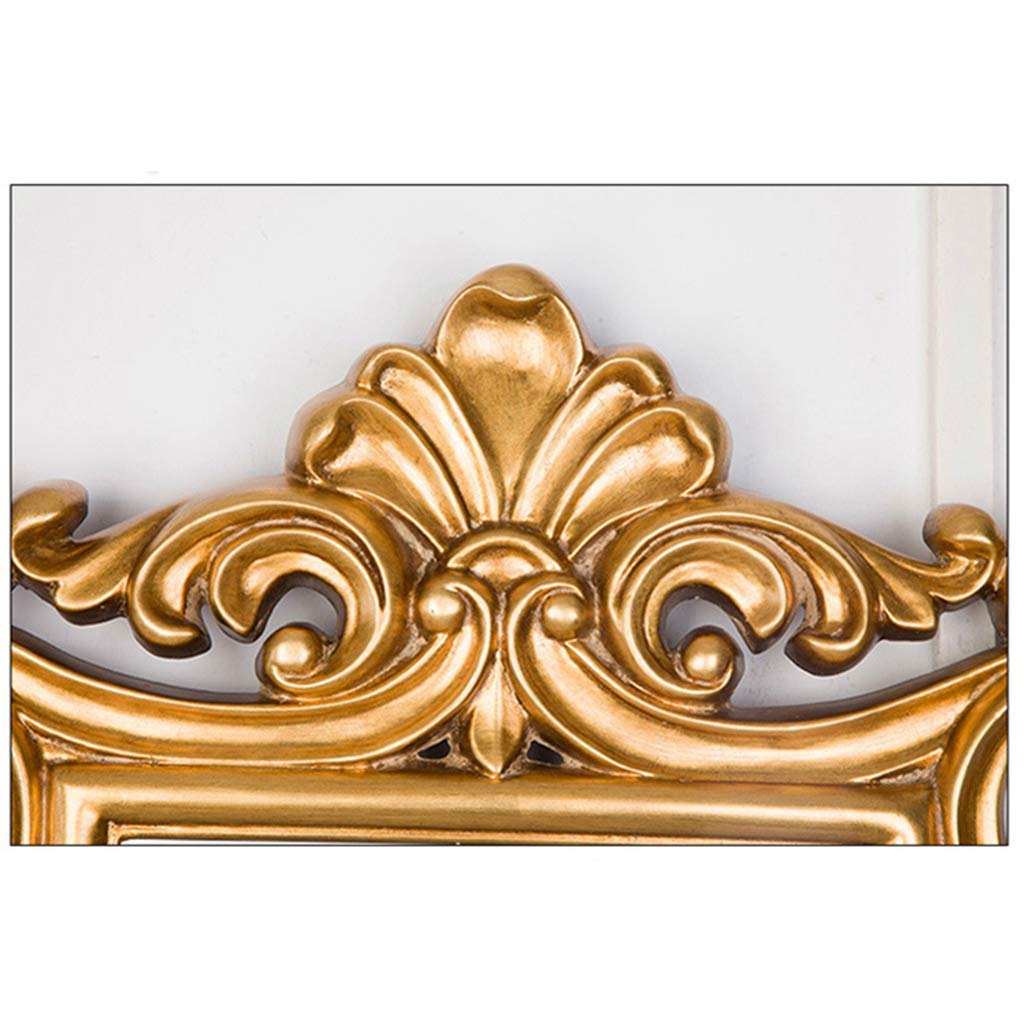 Miroir sculpté argent ancien style européen pour décoration de sol haut de gamme