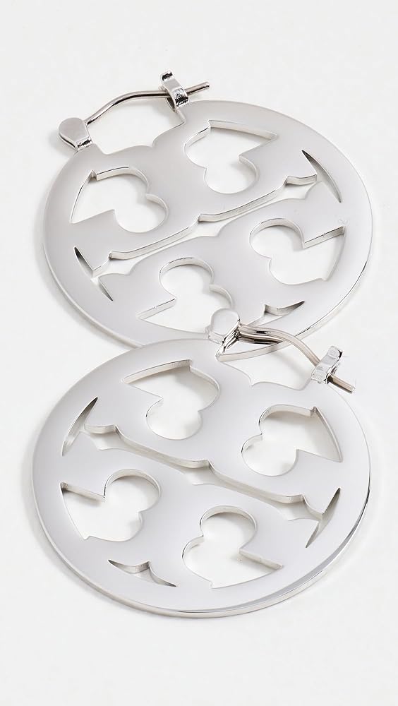 Amazon.com: Tory Burch Women's Small Miller Hoop Earrings Amazon.com: Tory Burch Women's Small Miller Hoop Earrings