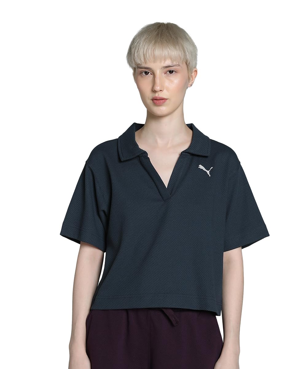 puma Women's Cotton Solid Relaxed Fit T-Shirt-picture-37
