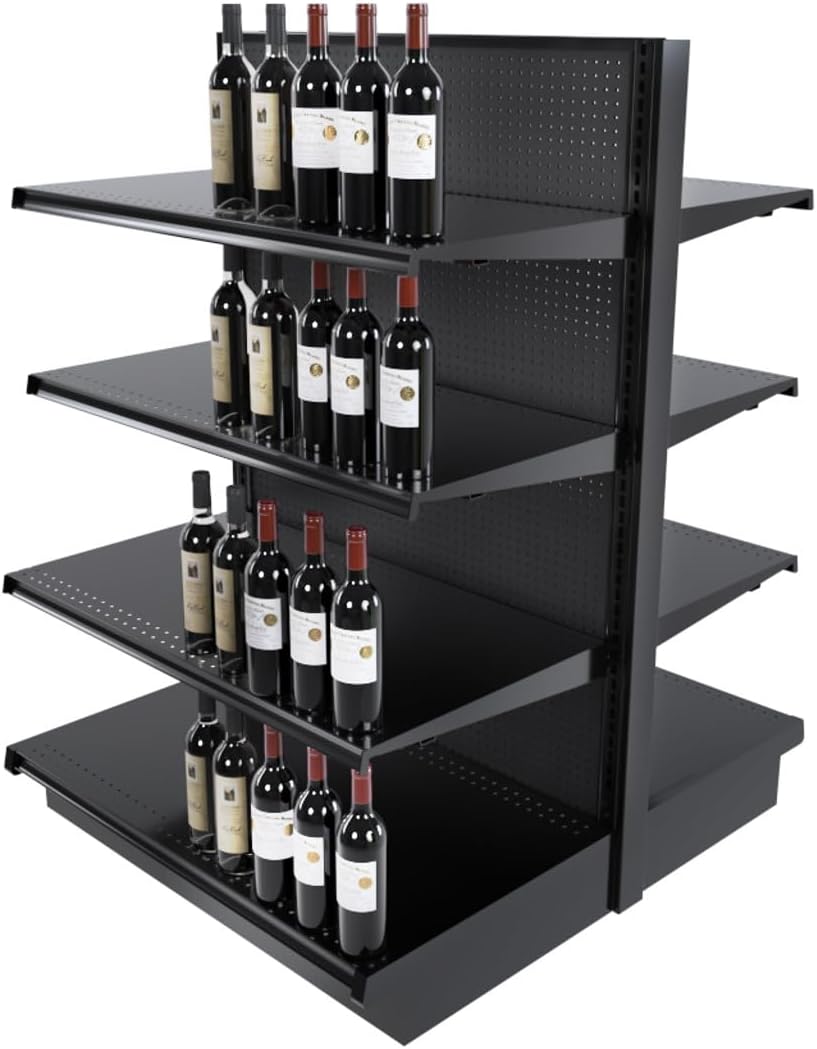 Gondola Shelving Wine Display Gondola Shelving Industrial Unit