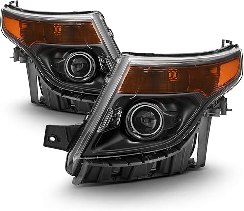 ACANII - Faros delanteros halógenos para Ford Explorer 2011, 2012, 2013, 2014 y 2015, para el lado del conductor y del pasajero