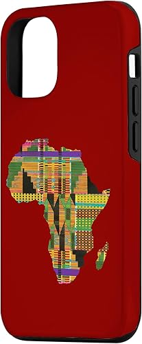 Miniatura 2 de iPhone 13 Pro Africa Map Kente African Pride Traditional Ethnic Pattern Case