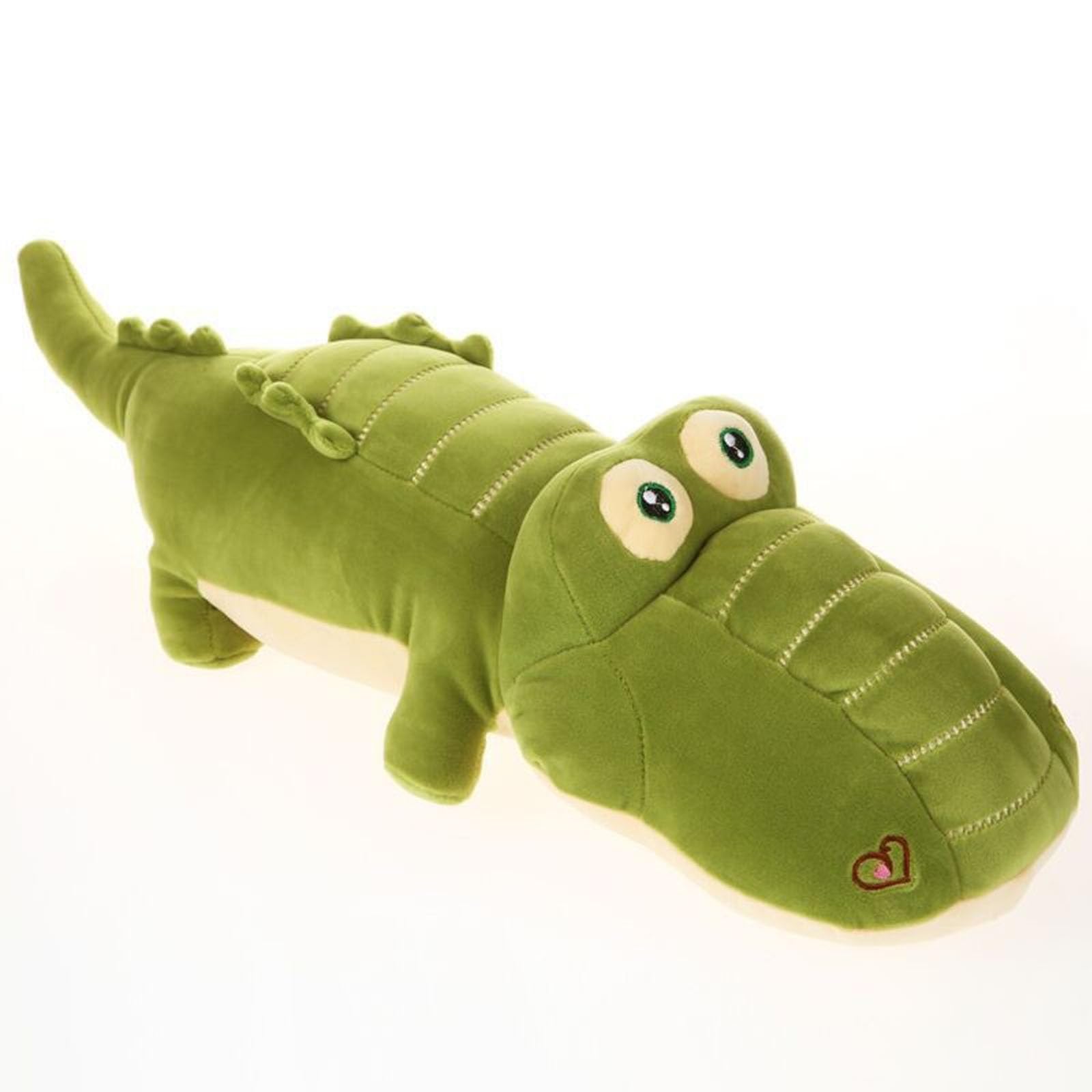 Riesen Krokodil Kuscheltier XXL, weich groß Aligator Stofftier Plüschtier, Weiches Krokodil-Plüschkissen, Plüsch Krokodil Spielzeug Kissen, Krokodilkissen Geschenk für Mädchen Jungen (130cm)