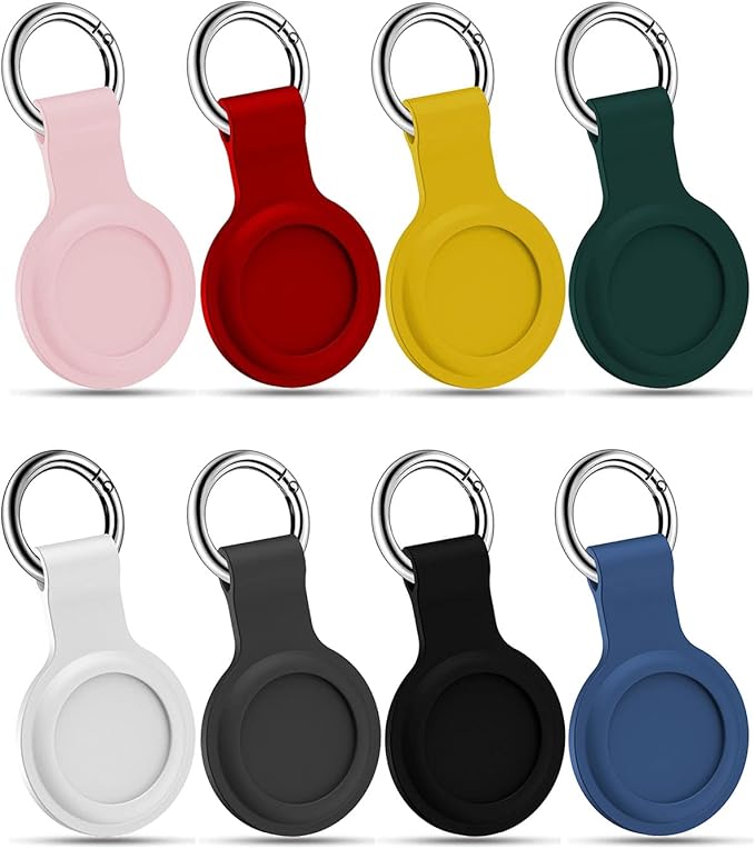 case for airtag glubok protective case for airtag 2021 flexible silicone design washable corrosion resistant anti scratch 8pack