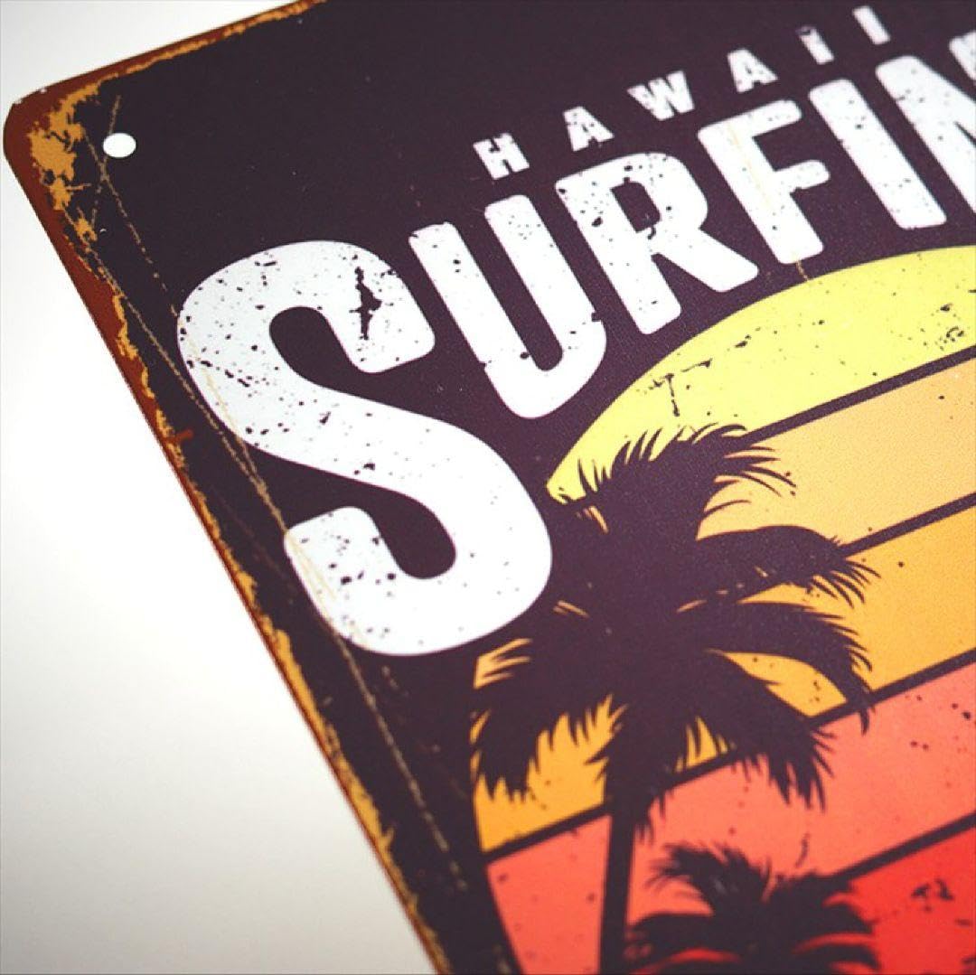 Amazon.co.jp: デザイン看板A4サーフィン 7海壁掛けアートパネル