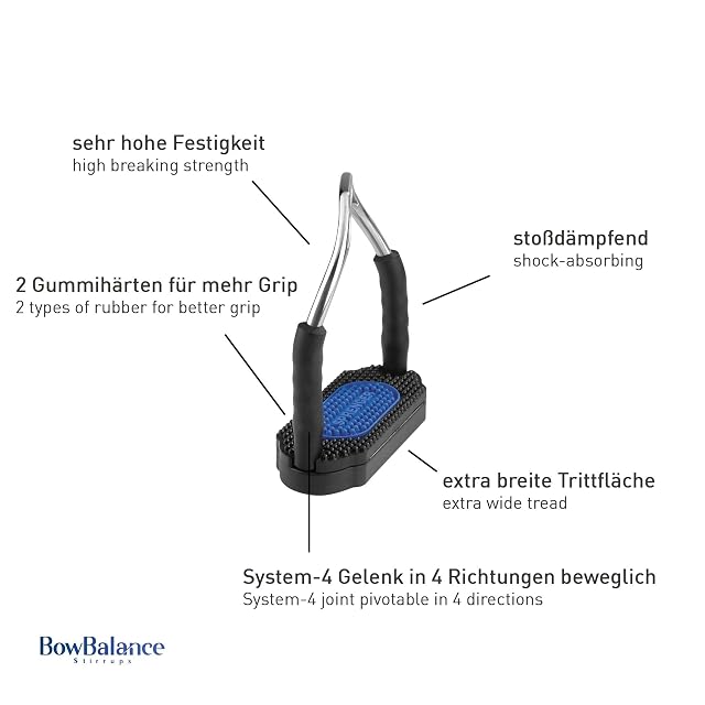 Foto 3 de 5 de SPRENGER BOW BALANCE Sicherheits-Steigbügel, 12 cm (4 3/4 inch)