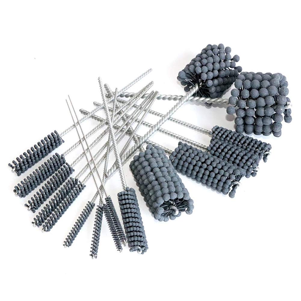 1 Pieza Bola abrasiva, Cepillo de desbarbado, Cabezal de Pulido, Pulido de tubería, Cepillo de Tubo, Accesorios de Pulido de Punto de Pulido Multifuncional (Size : 40mm)