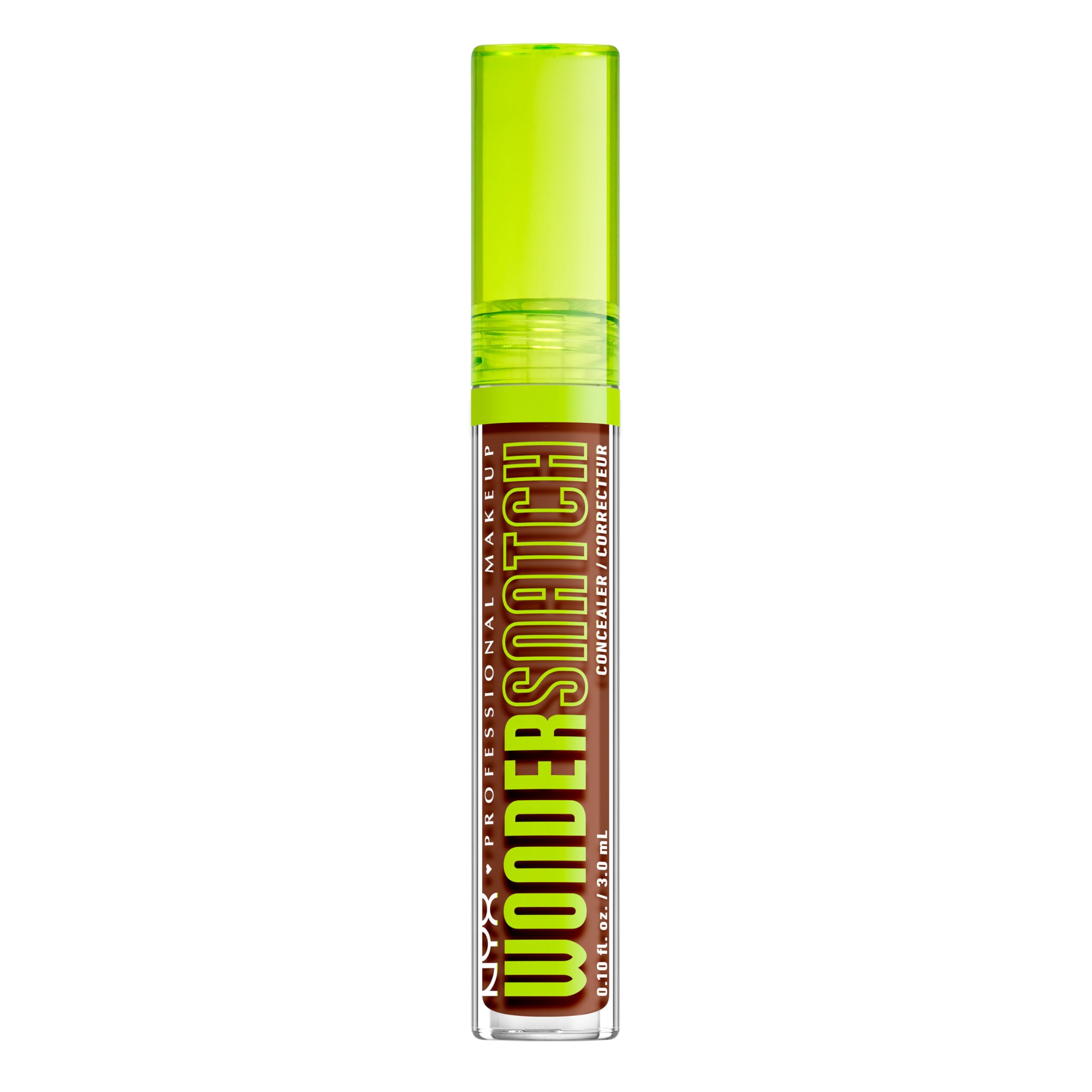 NYX Professional Makeup Wonder Snatch Concealer, Liquid Concealer, Up to 24h Hydration, Waterproof Wear, Walnut, 3 ml