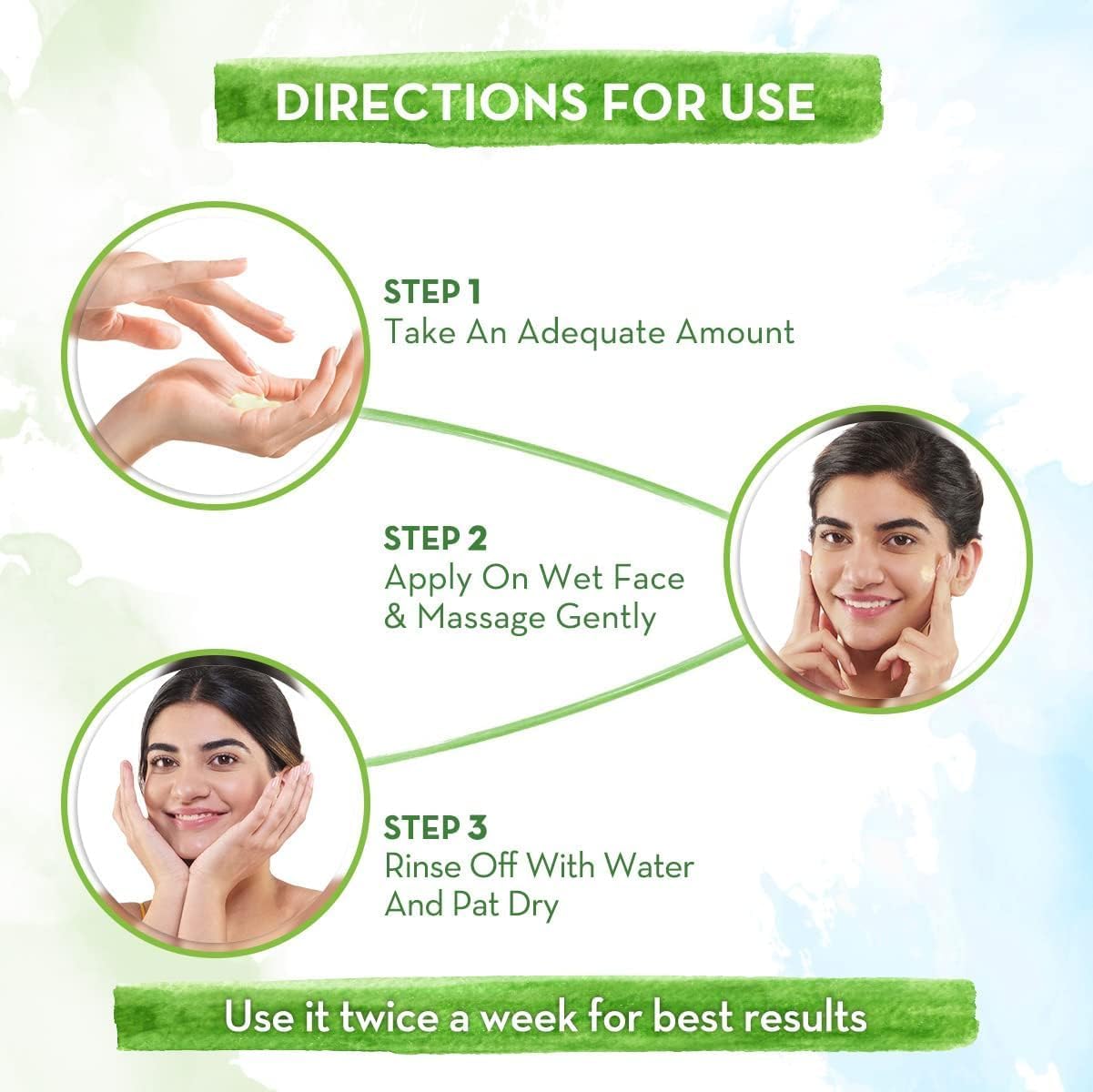 DK Multani Mitti Detergente per il viso con Multani Mitti & Rosa Bulgara per il controllo dell'olio e l'acne, 100 ml, adatto a tutti i tipi di pelle, idratante e delicato, senza parabeni, senza