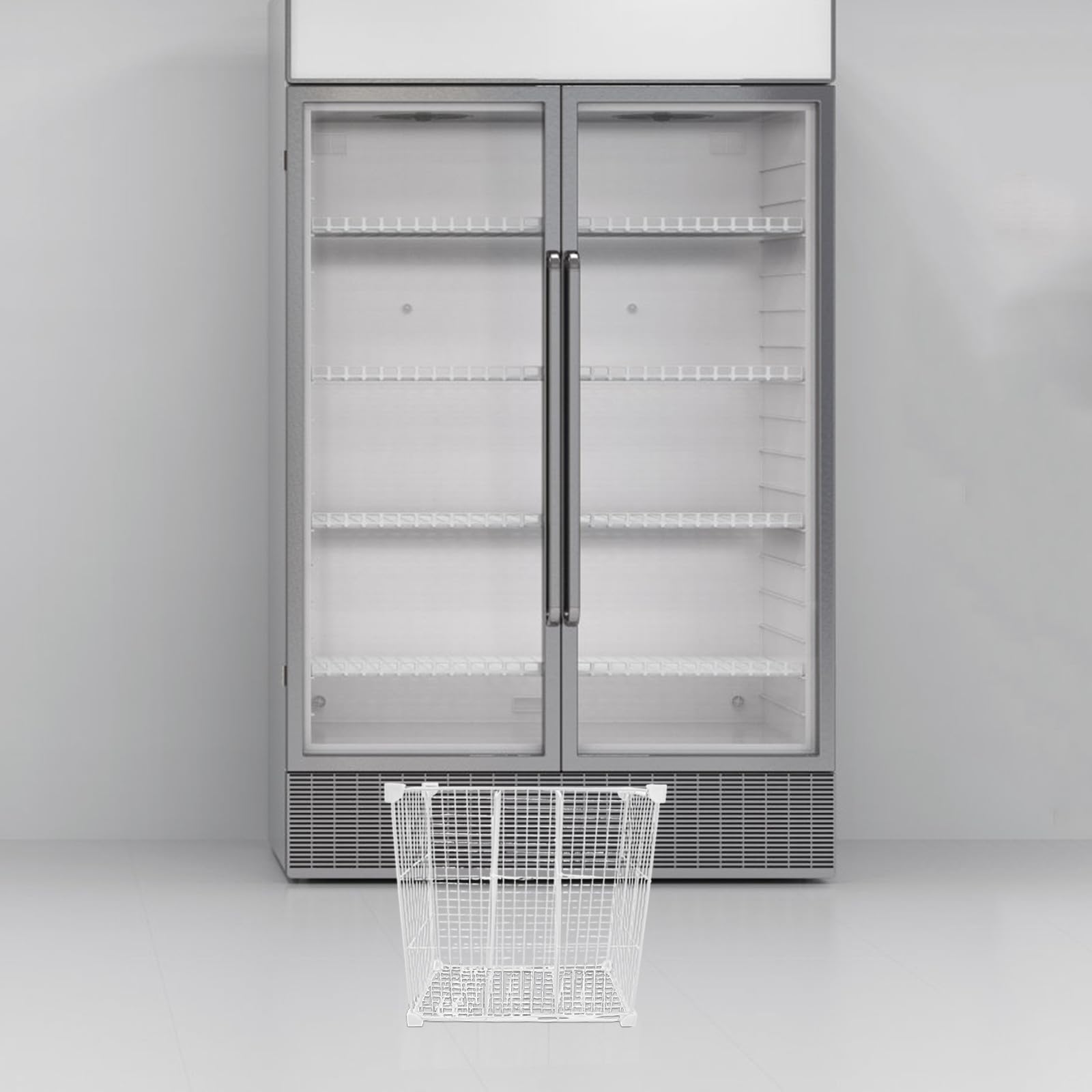 Organizadores de Congeladores Divisores Profundos sin Metal, Estantes Modulares para Almacenamiento en Refrigerador, Compartimentos para Cajones de Congelador Horizontales para