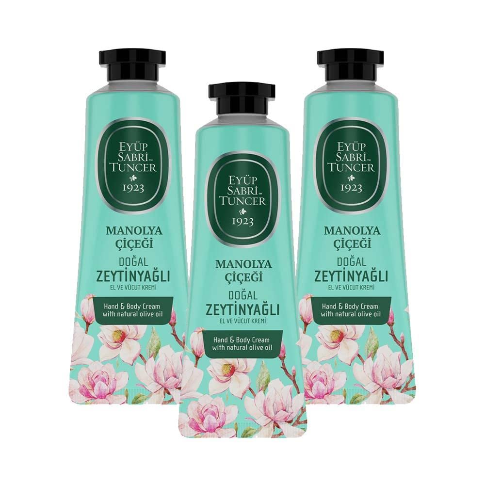 Eyüp Sabri Tuncer El ve Vücut Kremi Manolya Çiçeği 50 ml x 3