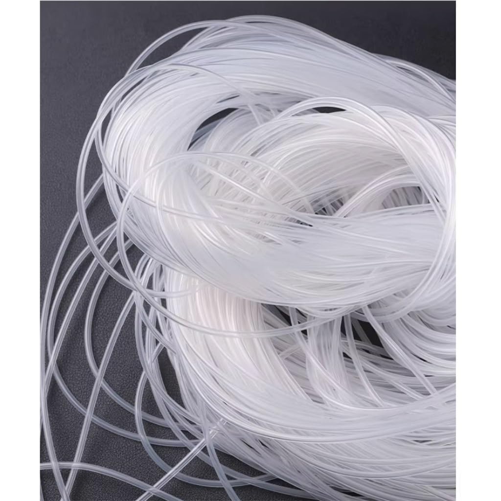 Manguera De Goma Transparente De Grado Alimenticio Tubo De Silicona Suave Micro Flexible 1 Metro 1.5x2.5mm
