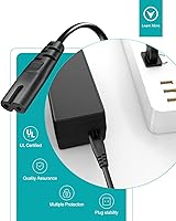 Vista 4 de Cable de alimentación de TV CA para Samsung 24" 32" 40" 43" 48" 49" 50" 55" 60" 65" 75" 80" 85" pulgadas LCD HD Smart 4K TV curva UN55RU8000FXZA