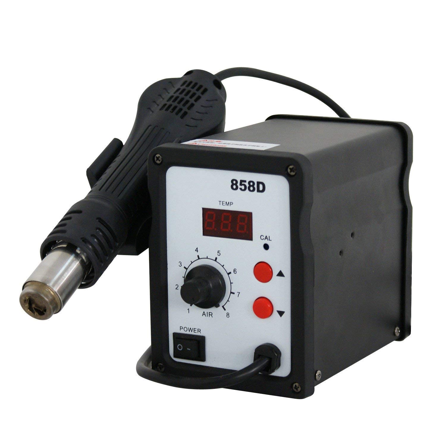 Upgraded & Compact Design Digital 858D SMD Rework Station With Auto Cut Feature or Hot Air Soldering Rework Station Compact Design & ESD Safe (B0918K6BCD) Amazon Price History, Amazon Price Tracker