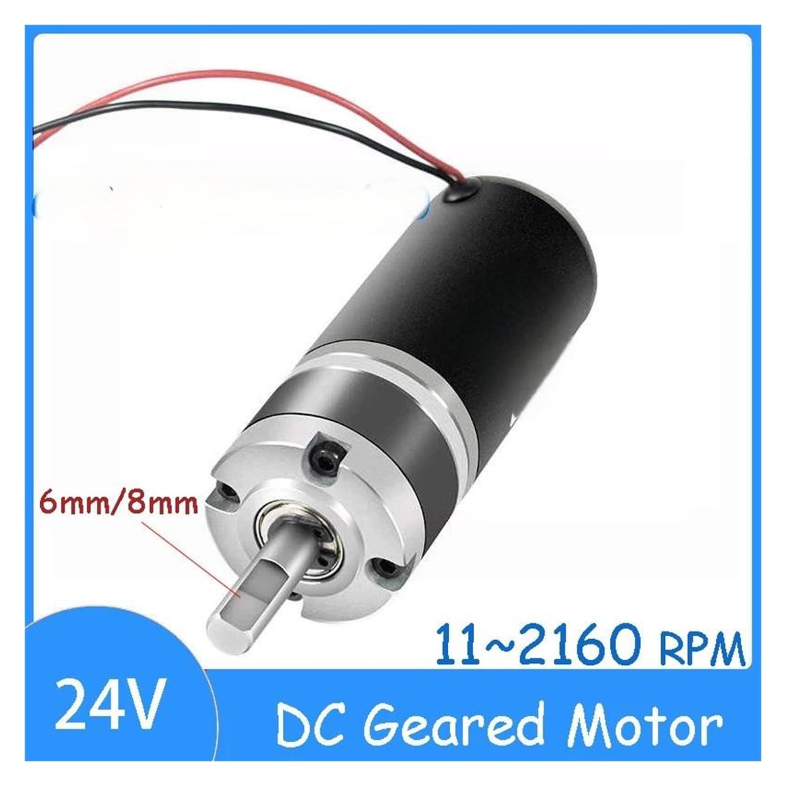 Amazon.co.jp: 遊星減速機 24V DC ギヤード モーター 11~2160 RPM 13