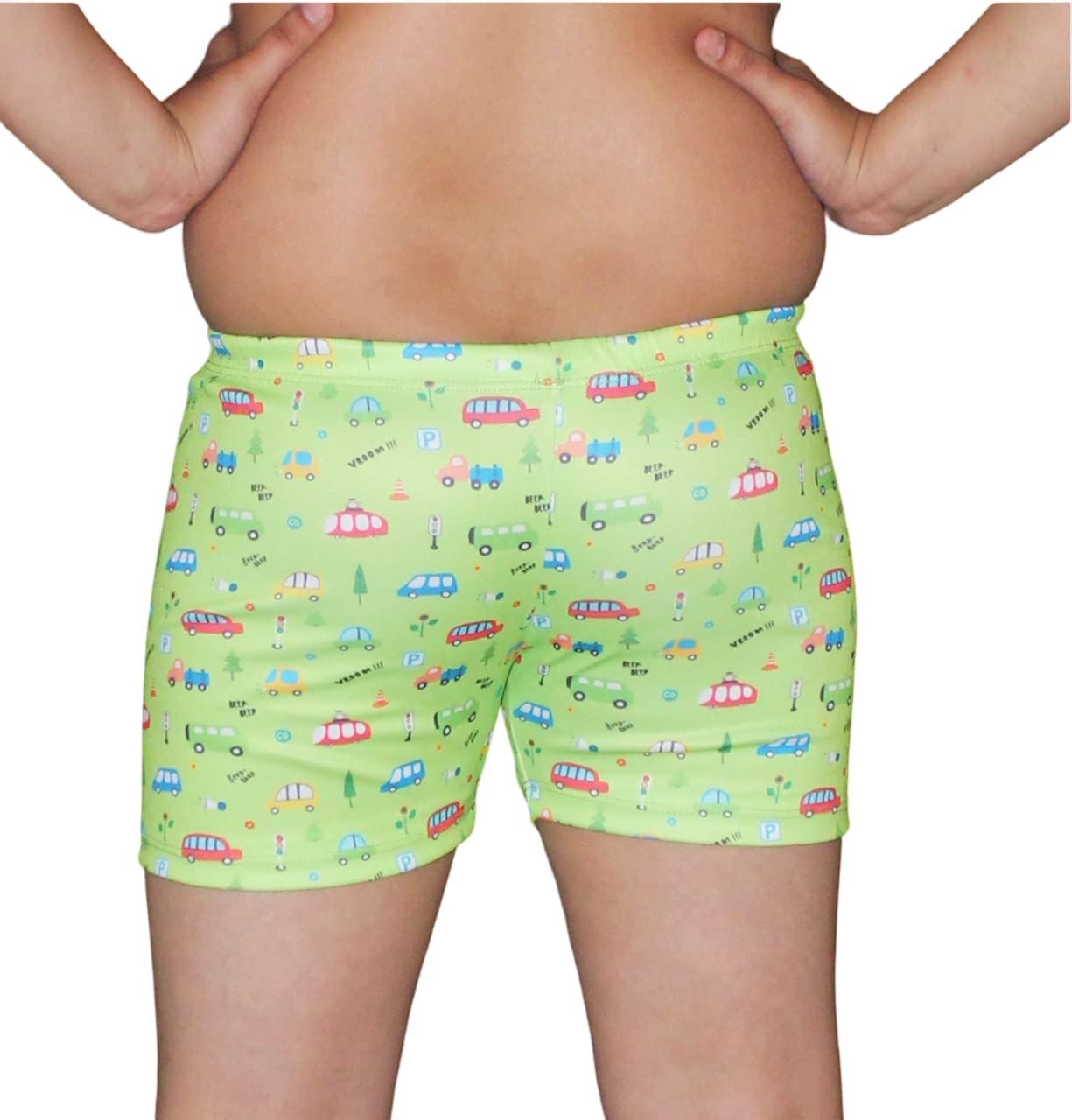 Aqua Holic Swimming Shorts | Swimwear | Swimsuit | Brief for Boys (2-3, Blue) 4