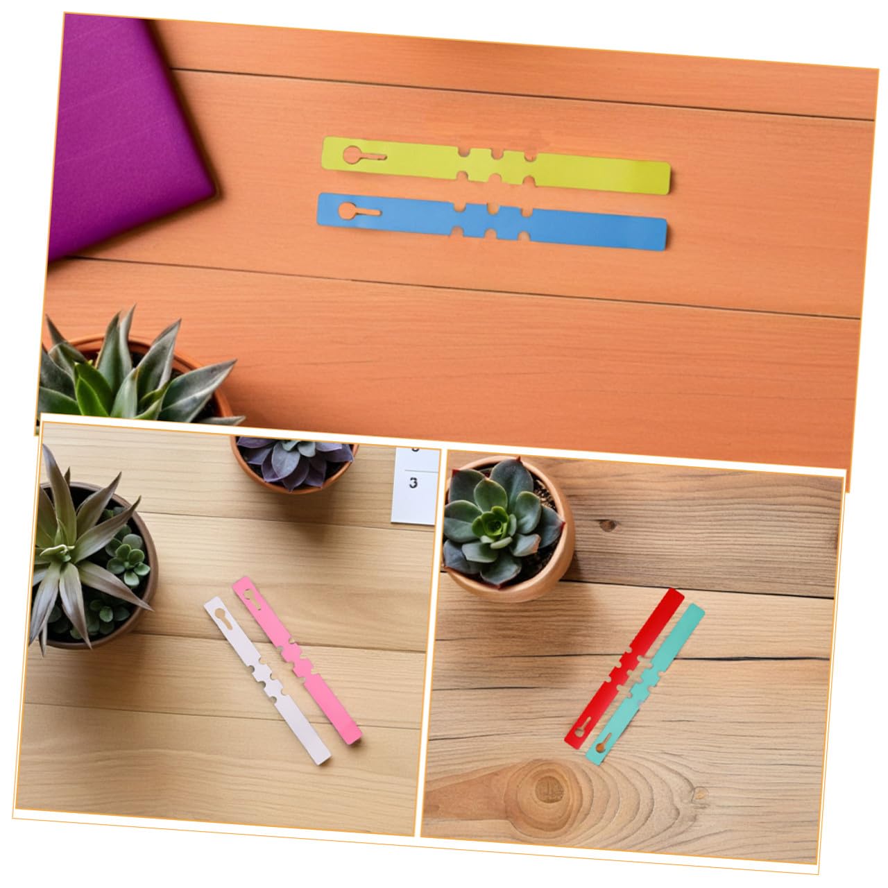 SUPVOX 1200pezzi Etichette Per Piante in Plastica Impermeabili Etichette Da Regolabili Per Alberi e Piantine Riutilizzabili e Facili Da Scrivere