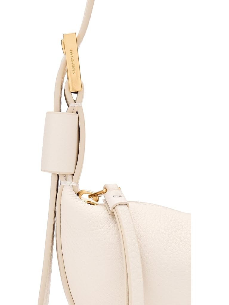 White AllSaints Half Moon Xbody