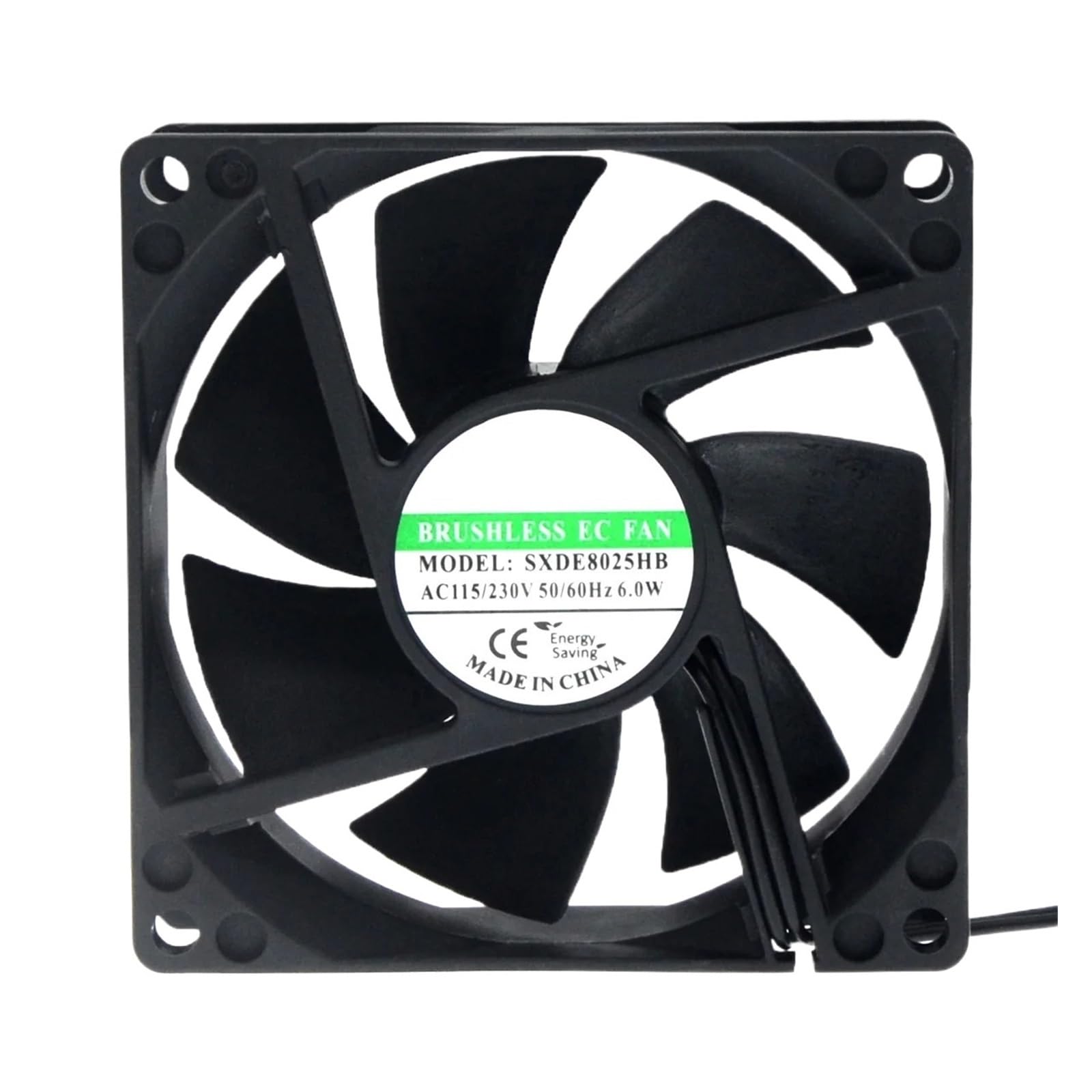 GJEXXPTST 80mm Fan 80 * 25mm 8cm AC 115V 230V 50/60Hz 3000RPM 36.5CFM Cooling