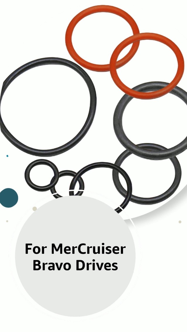 Image of 16755Q1 Bell Housing Installation Gasket Kit for MerCruiser Bravo Drives Bell Housing Seal and 8 O-Rings 18-2615