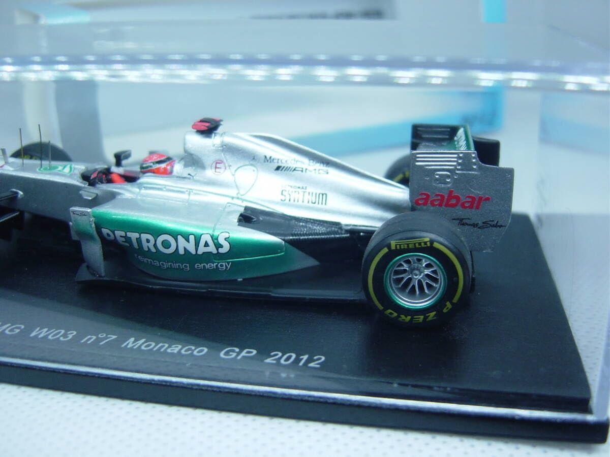 Amazon | spark 1/43 Mercedes AMG W03 Monaco GP 2012#7 Michael