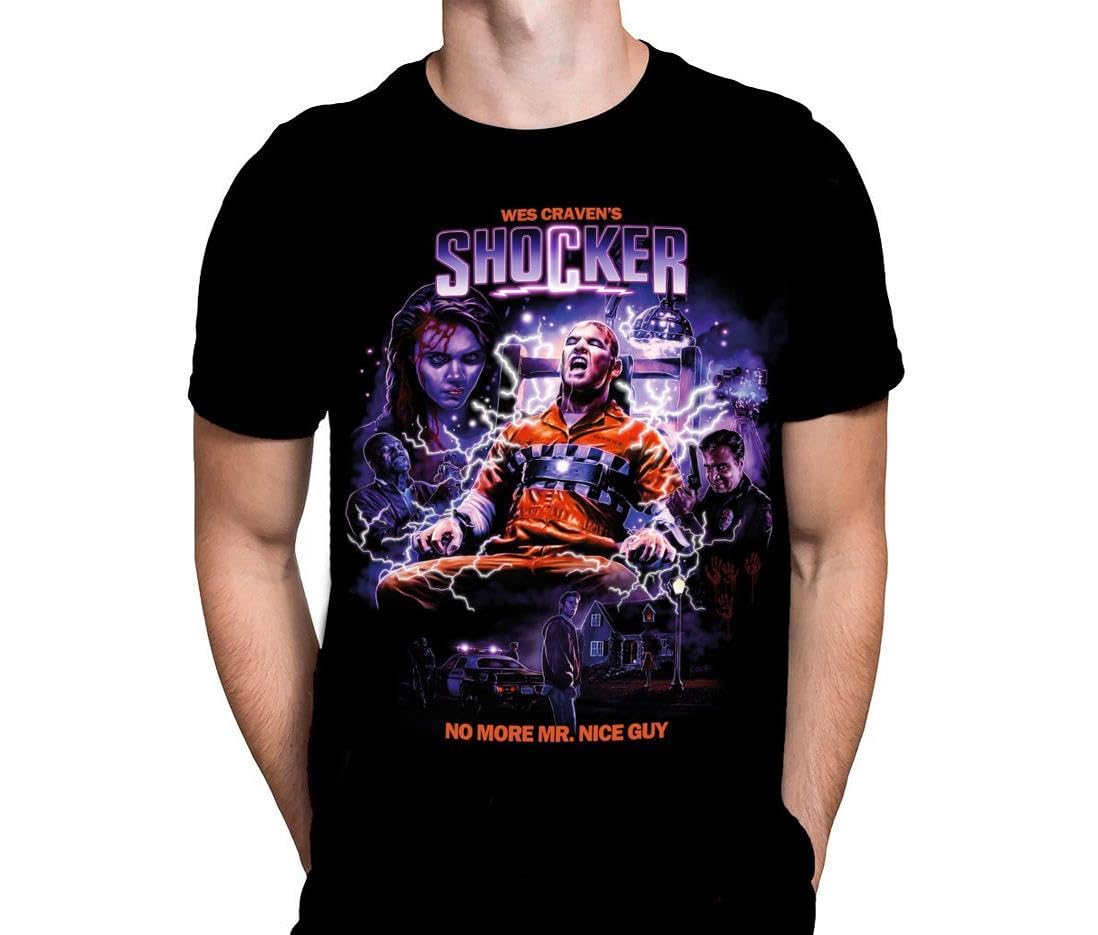 Wild Star Hearts WSH - Shocker - B-Movie Horror Slasher Halloween Fan Merchandise Men's Black T-Shirt