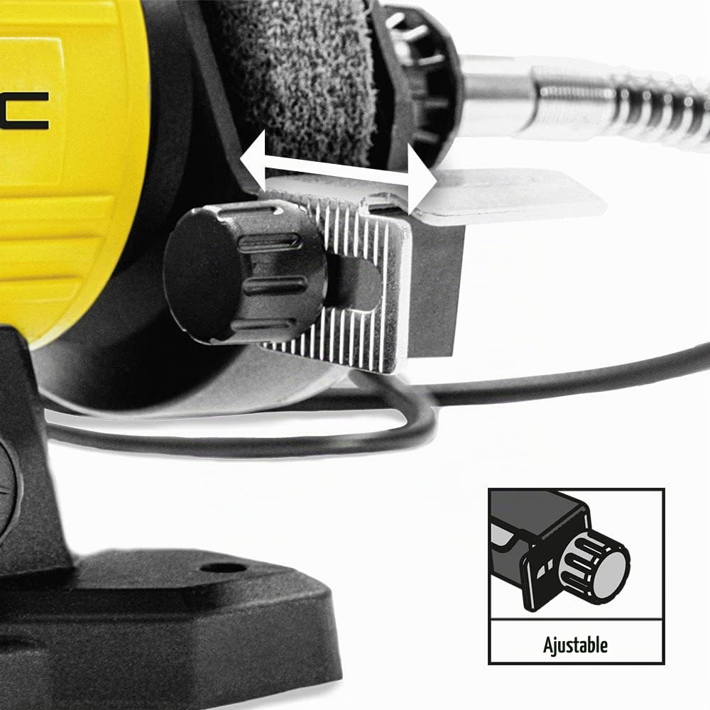 TROTEC Esmeriladora doble PBGS 10-120 | Amoladora doble Herramienta multifuncional herramienta rotativa incl. juego de accesorios de 100 piezas