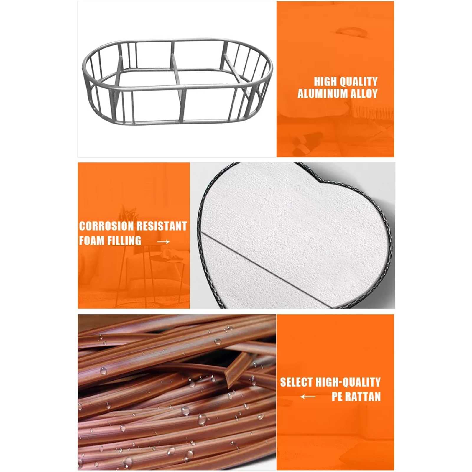 SDdPulse Vassoio da portata in rattan intrecciato, vassoio da portata galleggiante con manici, vassoio da portata galleggiante per bar, piscina, per servire bevande, brunch, cibo, giallo, 60 cm