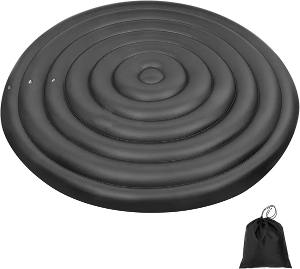 Inflatable Hot Tub Cover Round Replacement All Saluspa Intex Spa Covers Insert One Size Fits All Insulated Thermal Energy Saving Hot Tub Lid Round Replacement Used for Rain-Proof Snow-Proof spa Cover