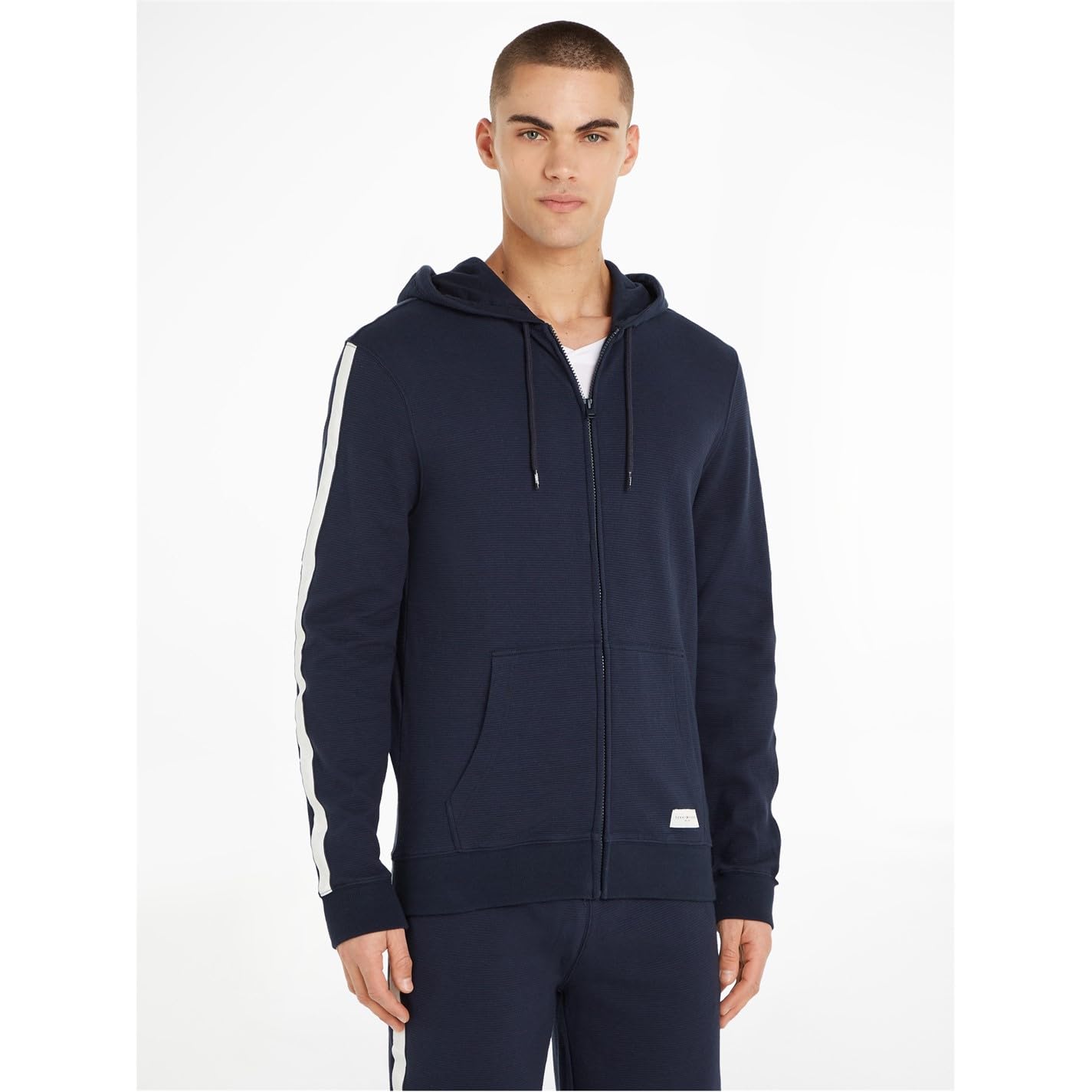 Tommy Hilfiger Herren Hoodie mit Reißverschluss mit Kapuze