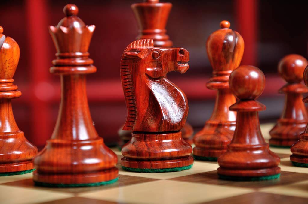 The House of Staunton The Library Reykjavik Series Chess Set - Pieces Only - 3.25