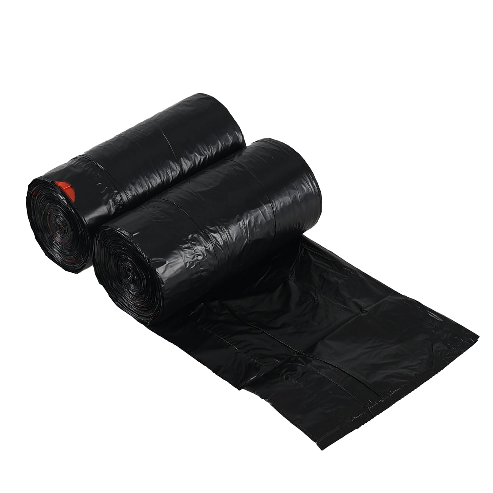 Qsbon 3 Gallon Grey Drawstring Trash Bag, 125 Counts