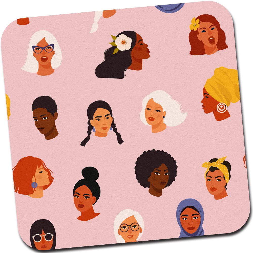 MODEST CITY Rubber Base Anti-Slippery Printed Mousepad for Computer, PC, Laptop (Girlish_003)