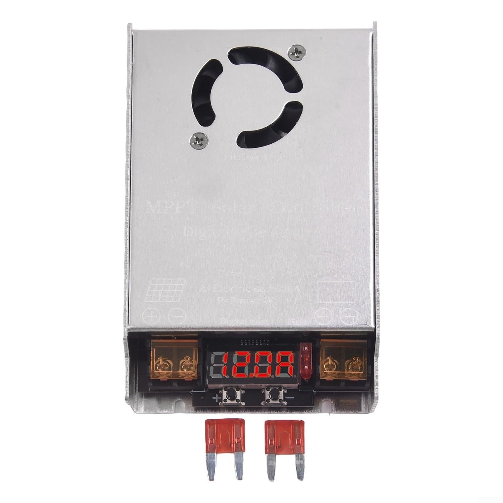 UTTASU Solar Boost Controller 450W Solar Panel Charge Controller 12V-50V Input 24V-72V Output For Acid Lithium For Lifepo4 Battery With LED Display