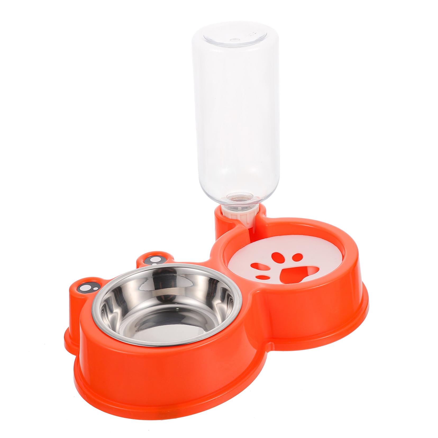 CIYODO 1Pc Automatic Dog Water Dispenser Food Bowl No Spill Pet Feeding Lightweight Compact Design Skid Base for Cats Dogs