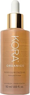 KORA Organics Noni Glow Hydrating Face Oil for Women with Rosehip, Gua Sha Oil, Certified Organic, Cruelty Free, 1.69 fl oz
