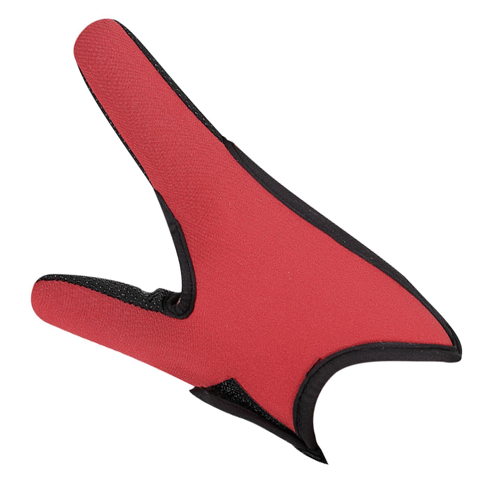 Abonda Guantes de pesca antideslizantes, guantes de pesca de dos dedos, protector de dedos para pesca de surf, equipo universal para hombres y mujeres, accesorios de protección de dedos de pesca