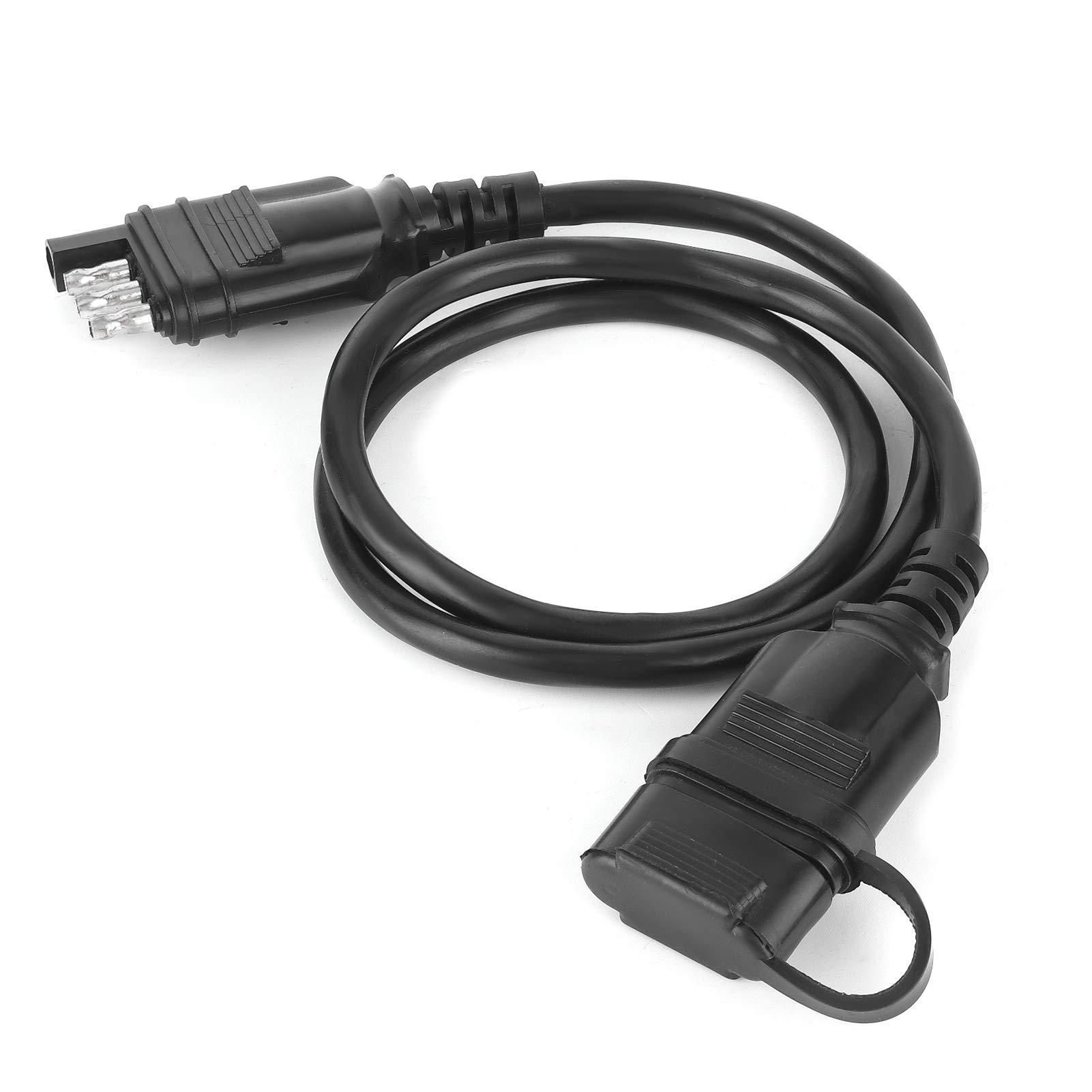Cavo Prolunga A Spirale Per Rimorchio A 4 Pin - Piatto, Maschio-Femmina, 0,9 Metri, Calibro 18, Plug & Play Per Barche, Moto E ATV - 2