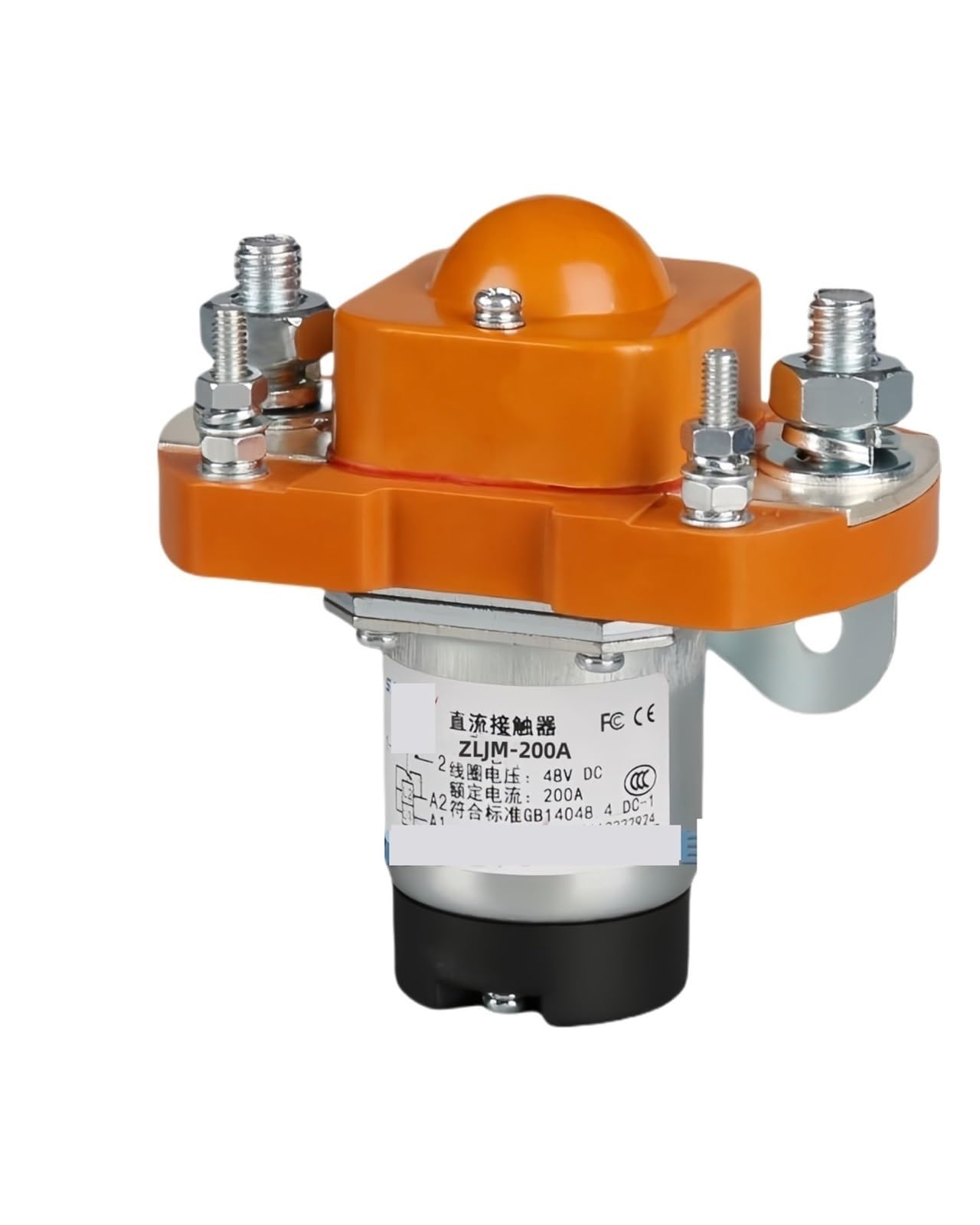 DOMOJT ZLJM-200A DC contactor 12V 24V 36V 48V 60V 72V(48V)