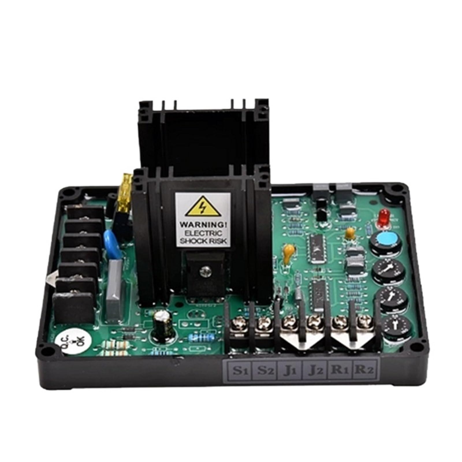PJKTBEYI 1pcs GAVR-15B AVR GAVR-15A Generator Spare Parts Universal 3 Phase Automatic Voltage Regulator(Nero)