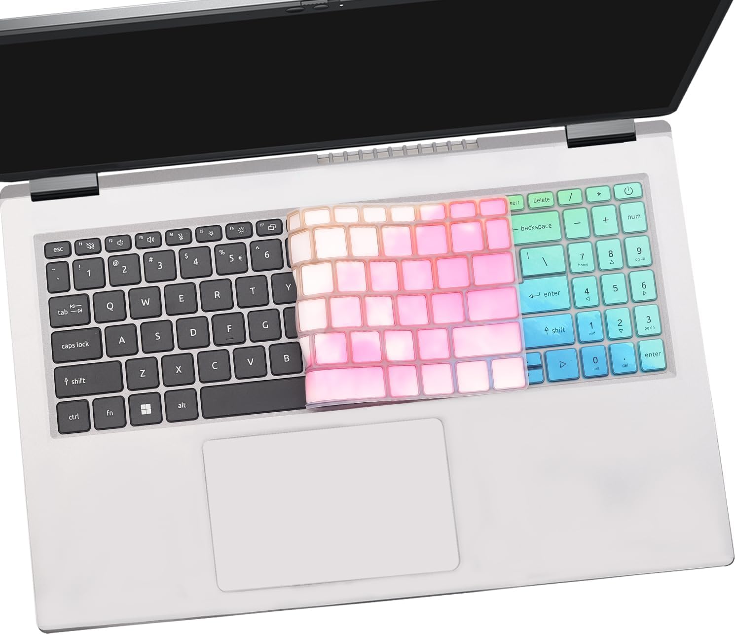 Keyboard Cover for 15.6" Acer Aspire 5 A515-57 A515-57G A515-57G-58R7 A515-57-53T2 A515-57-56UV/51WN A515-57-73L5/75RH 15.6 Inch Laptop(Not Fit The Older Model Acer Aspire 5 A515-46~A515-56)-Colorful image 6 of 7 B0CZK89GPW