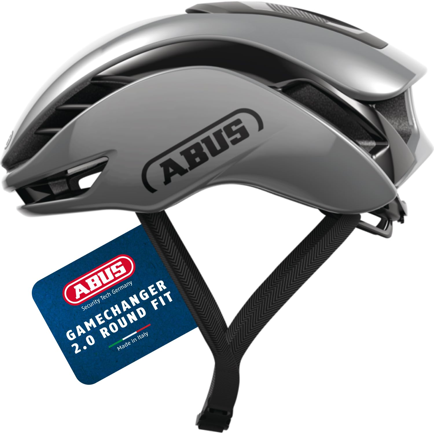 ABUS Rennradhelm Gamechanger 2.0 RF, Größe M/L, grau