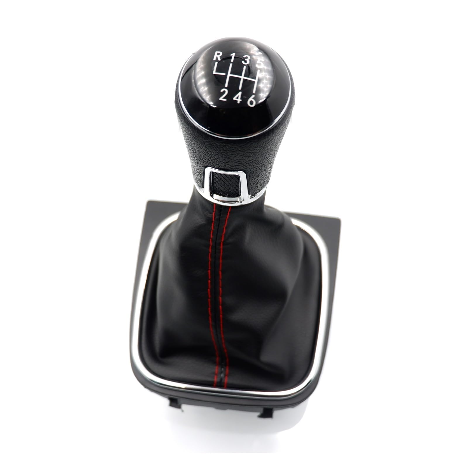 Glblpexelr 6 Speed Gear Knob For Vw For Golf 5 6 For Jetta V Vi For Scirocco Upgrade