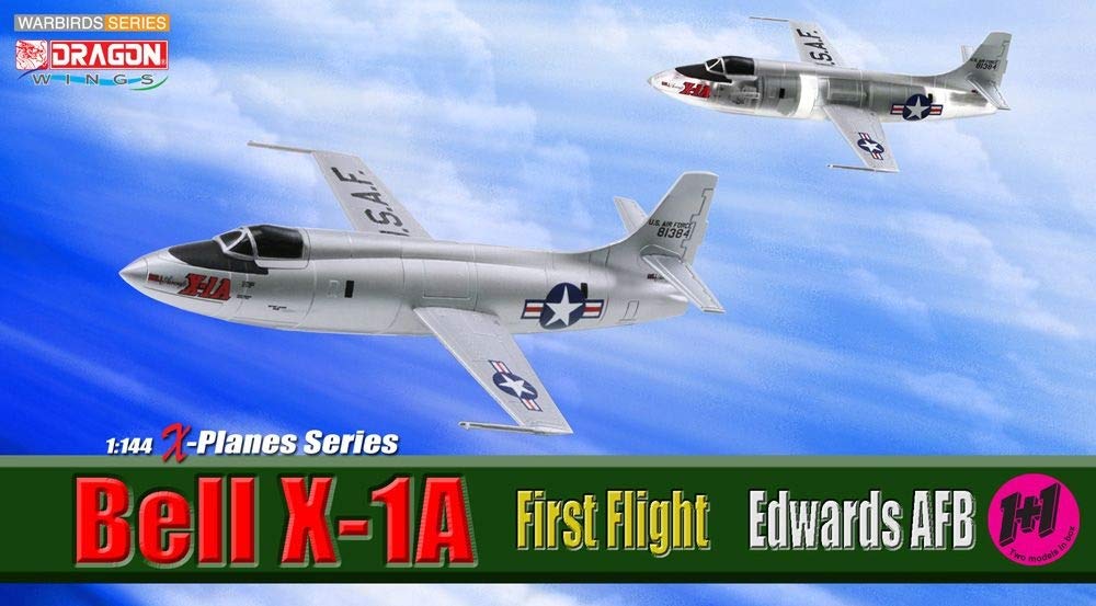 Amazon.com: Dragon Models 1/144 Bell X-1A, First Flight, Edwards