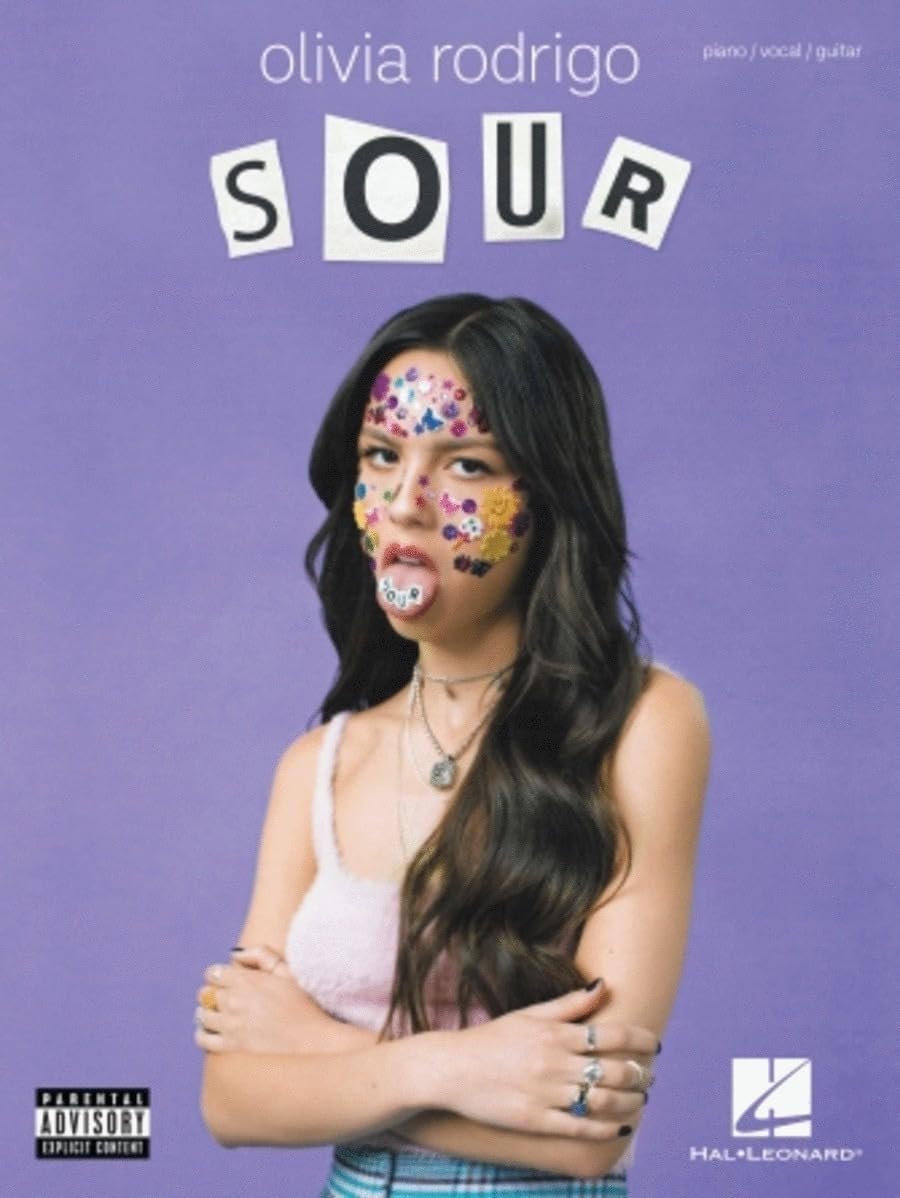 Olivia Rodrigo - Sour Piano Vocal and Guitar Songbook | Official Sheet Music for Piano Voice Guitar Players | 11 Hit Songs from Debut Album | Pop Music Arrangements for Teen and Adult Musicians