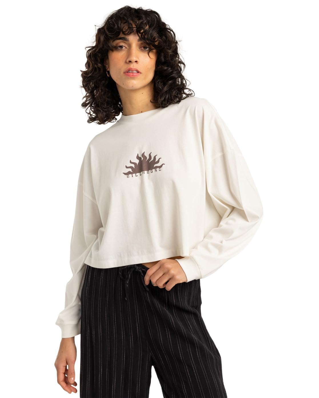 BILLABONG Feeling Free - Long Sleeves T-Shirt - Women - White