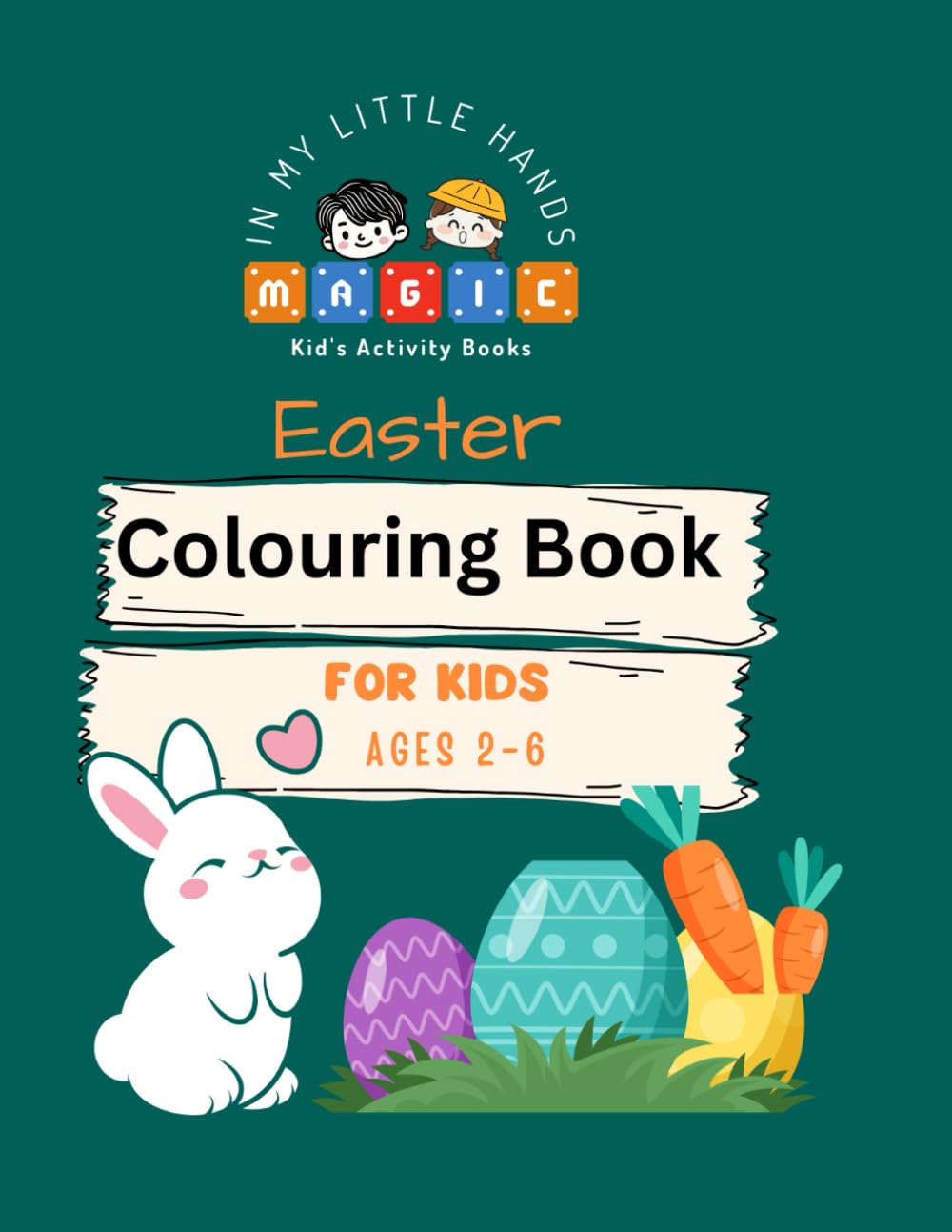 Easter Coloring Book for Kids: Ages 2-6